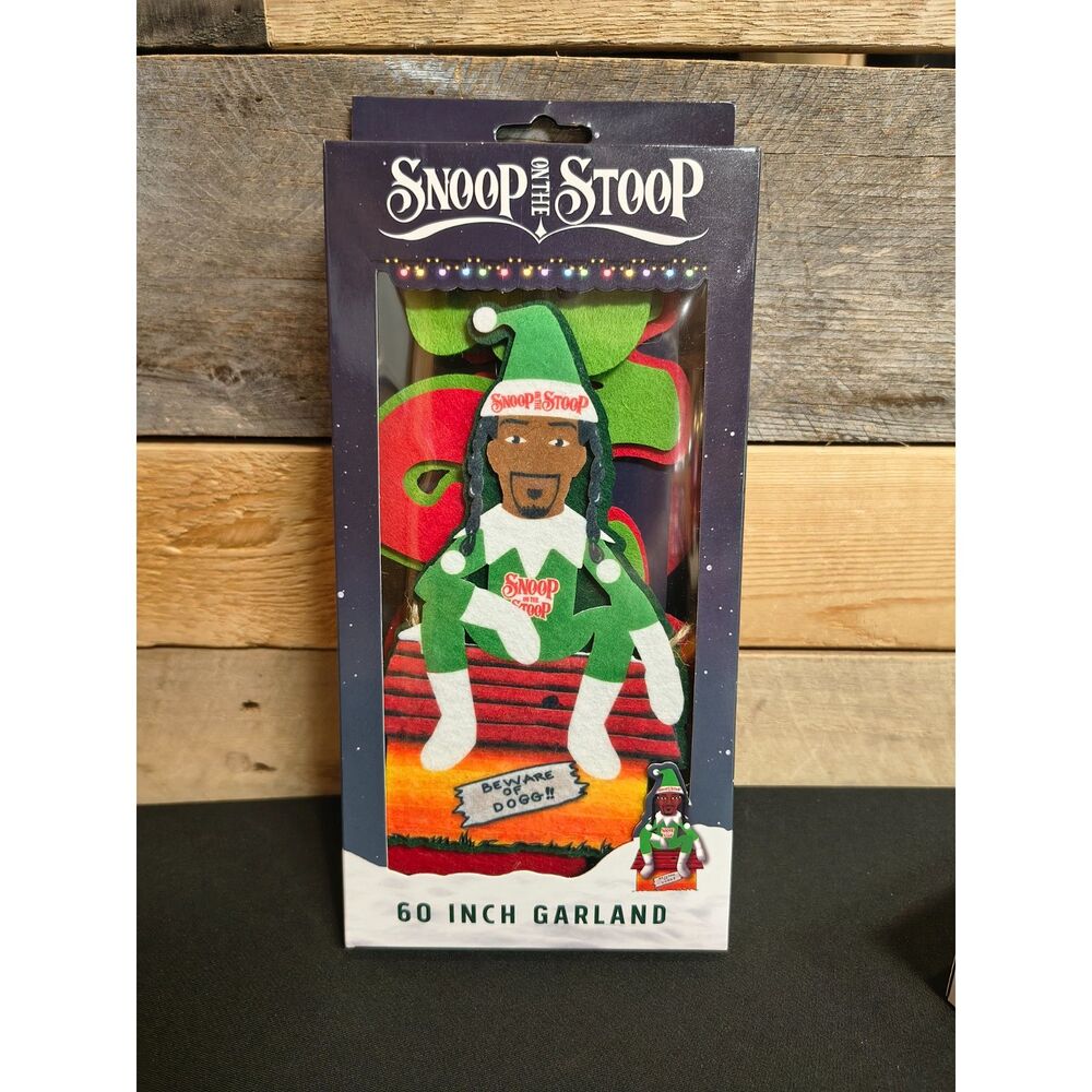 New & Sealed Snoop on the Stoop 60 Inch Garland 2025 Christmas Edition